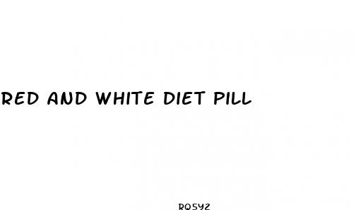 red and white diet pill