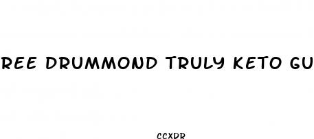 ree drummond truly keto gummies