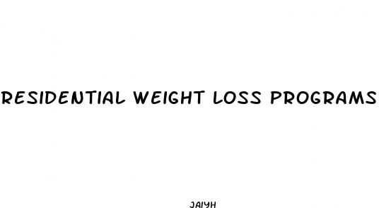 residential weight loss programs
