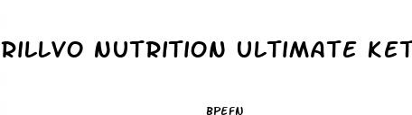 rillvo nutrition ultimate keto gummies