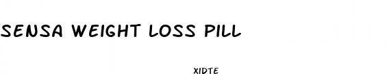 sensa weight loss pill