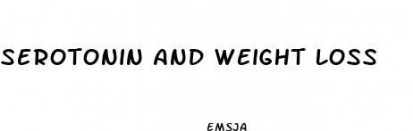 serotonin and weight loss 