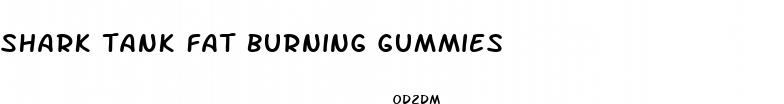 shark tank fat burning gummies
