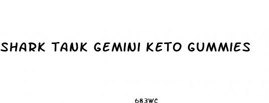 shark tank gemini keto gummies