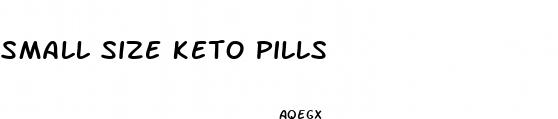small size keto pills