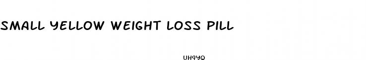 small yellow weight loss pill
