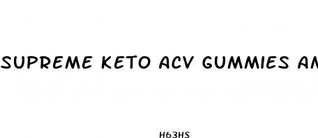 supreme keto acv gummies amazon