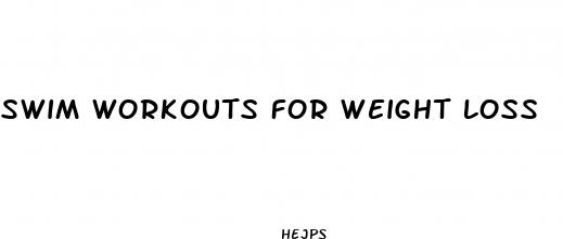 swim workouts for weight loss