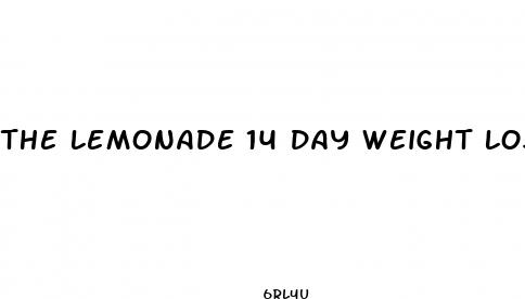 the lemonade 14 day weight loss diet pills