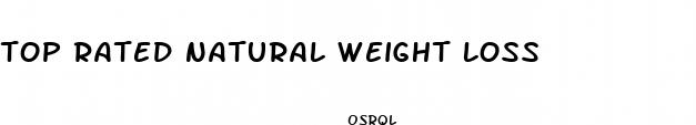 top rated natural weight loss 