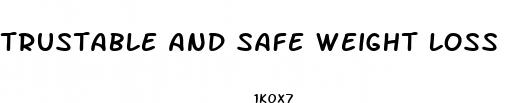 trustable and safe weight loss supplements 2023