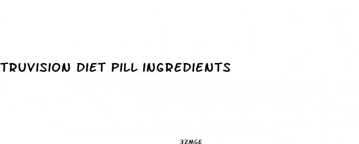 truvision diet pill ingredients