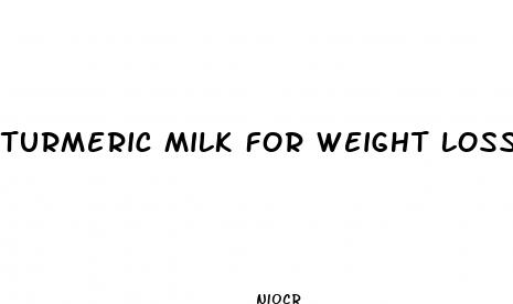 turmeric milk for weight loss