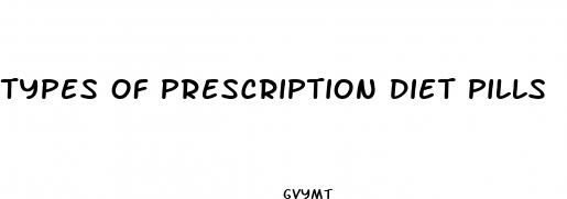 types of prescription diet pills