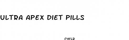 ultra apex diet pills