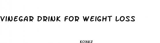 vinegar drink for weight loss