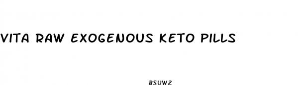 vita raw exogenous keto pills