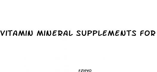 vitamin mineral supplements for weight loss