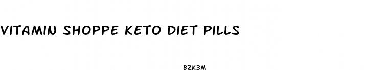 vitamin shoppe keto diet pills