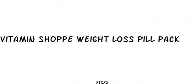vitamin shoppe weight loss pill pack