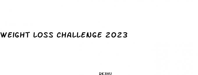 weight loss challenge 2023