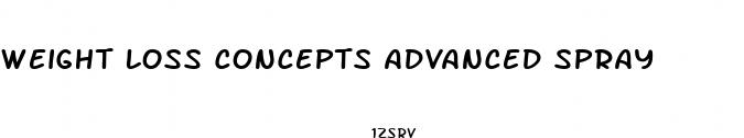 weight loss concepts advanced spray