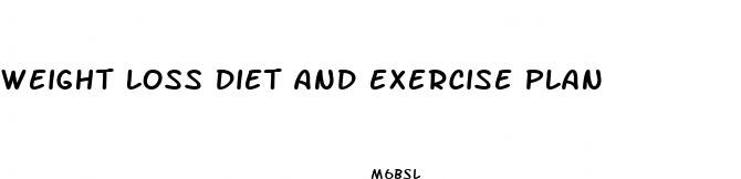 weight loss diet and exercise plan