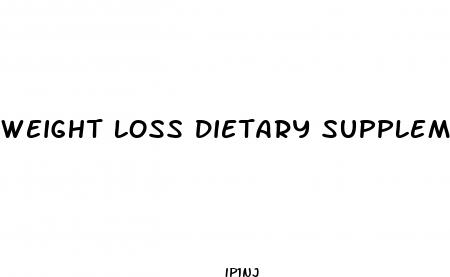 weight loss dietary supplements market
