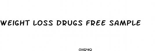 weight loss drugs free sample