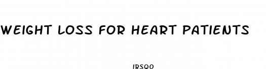 weight loss for heart patients