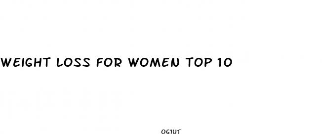 weight loss for women top 10