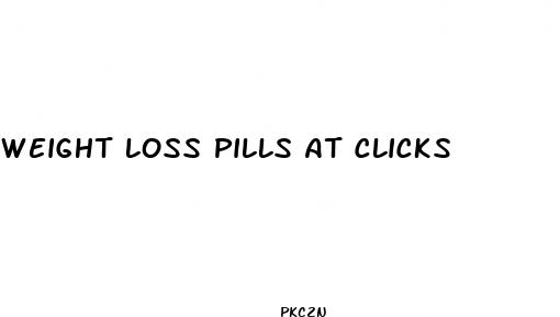 weight loss pills at clicks