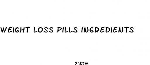 weight loss pills ingredients