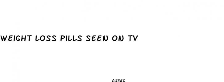 weight loss pills seen on tv