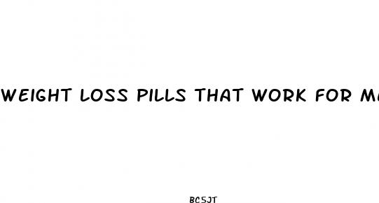 weight loss pills that work for men