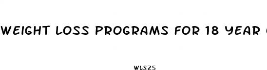 weight loss programs for 18 year olds