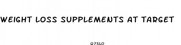 weight loss supplements at target