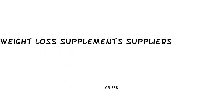 weight loss supplements suppliers