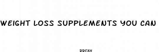 weight loss supplements you can take while breastfeeding