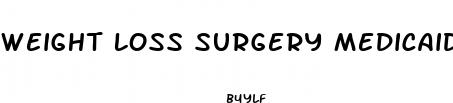 weight loss surgery medicaid tn