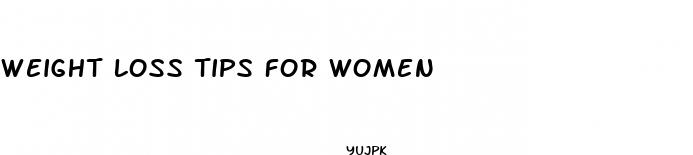 weight loss tips for women