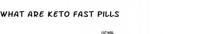 what are keto fast pills