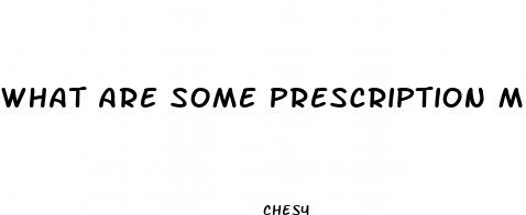 what are some prescription medications for weight loss