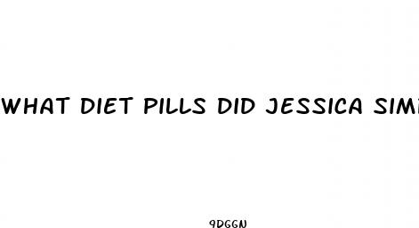 what diet pills did jessica simpson take