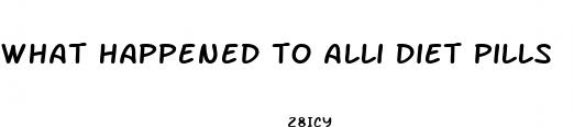 what happened to alli diet pills