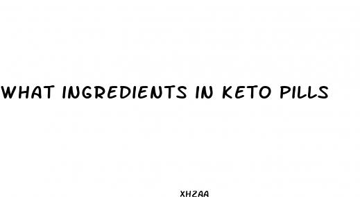 what ingredients in keto pills