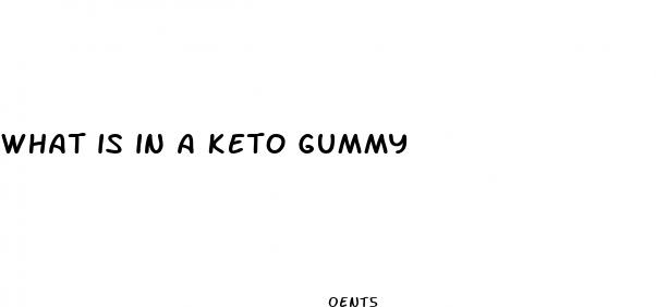 what is in a keto gummy