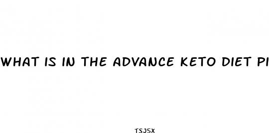 what is in the advance keto diet pills