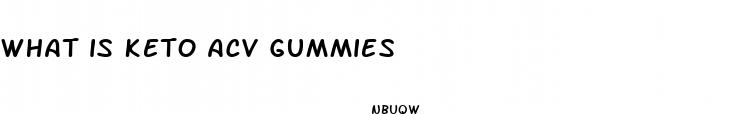 what is keto acv gummies