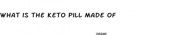 what is the keto pill made of